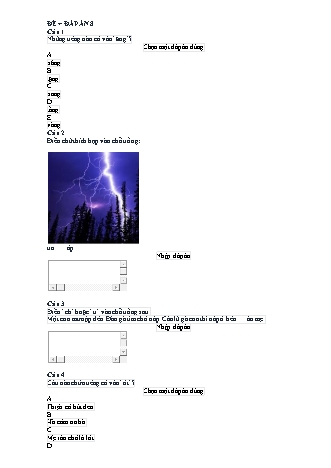 Đề Trạng nguyên Tiếng Việt Lớp 1 (Đề 8 - Có đáp án)