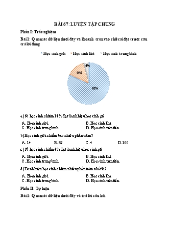 Phiếu bài tập Toán 5 - Bài 67: Luyện tập chung